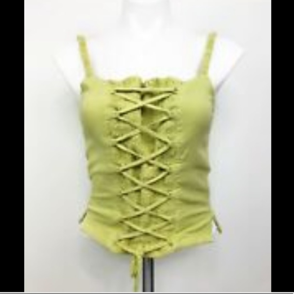 Free people lace up tank top